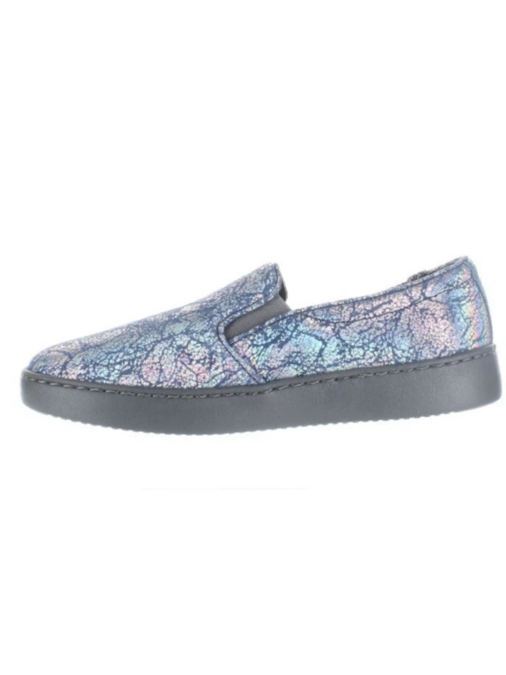 Vionic Avery Pro Orthotic Support Slip Resistant Metallic Slip On Shoes 6.5 NWOB